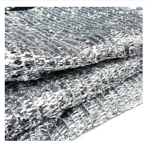 6ffx6ft Lưới Mặt Trời Khối Vải Che Tán Mặt Trời Phản Ánh Vật Nuôi Bóng Nhôm Tỷ Lệ Bóng 85% Bóng Vải Với Grommets - Product Image 1
