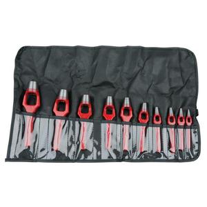 KS TOOLS - 129.2104 Arc <b>punch</b> set (10 pcs) - EAN 4042146548813 HAMMERS AND <b>CHISELS</b> CROSS CUT <b>CHISELS</b> AND PIN <b>PUNCHES</b> - Product Image 1