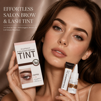 Kit de teinture professionnelle pour cils et sourcils, couleur café, crème colorante 7ml, révélateur 7ml, mélange 1 à 1 pour usage en salon, OEM