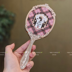 Specchietto Portatile Flower Knows Chocolate, Design Fragola Marrone-Nero Tè al Latte, con Confezione Base - Product Image 5