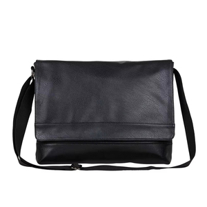 Bolsa de Mensajero Personalizada con Logotipo para <span class=keywords><strong>Hombre</strong></span>, con Compartimento Acolchado para Portátil, Impermeable, de Cuero PU, para Viajes de Negocios, Venta al Por Mayor - Product Image 1