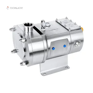 De acero inoxidable de calidad alimentaria de Bomba rotativa de alta temperatura del rotor lóbulo Bomba sanitaria bomba de engranaje