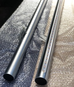 Rampe d'escalier en acier inoxydable avec lumière <span class=keywords><strong>LED</strong></span> chaude, noir mat - Product Image 4