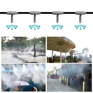 Pompe à brouillard haute pression en acier inoxydable Paichi PC-2802D <span class=keywords><strong>2L</strong></span>/min avec couverture de 200 m², 220V/110V 50/60Hz - Product Image 2