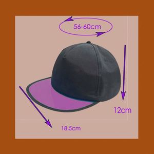 Gorras de Hip Hop Personalizadas con Logotipo, Gorra de 5 Paneles a la Moda con Visera de PVC Transparente - Product Image 2