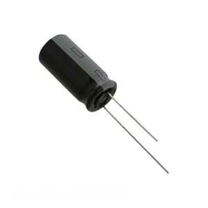 ตัวแทนจำหน่ายอย่างเป็นทางการ ตัวเก็บประจุแบบ Through Hole รุ่น 35ZLH560MEFCT810X20 ความจุ 560 ไมโครฟารัด  วัสดุอะลูมิเนียม  ค่าความจุ 560UF  ค่าความคลาดเคลื่อน 20% แรงดัน 35V  แบบขาเสียบเรเดียล TH - Product Image 1
