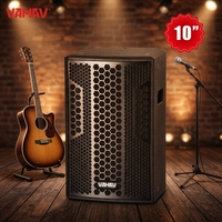 AMAV Pro Audio NOVA TX10 10 pouces haut-parleur actif en bois 400W RMS intégré DSP classe D amplificateur prend en charge pour micro extérieur