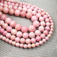 Perles rondes en coquille de Trochus d'eau douce de plusieurs tailles, de 2 à 6 mm, perles polies en vrac pour la fabrication de colliers, bracelets, boucles d'oreilles et bijoux DIY