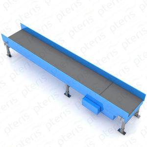 Cmc pteri उच्च गुणवत्ता वाले स्टील फ्रेम pvc गति मोबाइल मोटर चालित कन्वेयर समायोज्य सिस्टम रबर बेल्ट मोबाइल कन्वेयर - Product Image 3