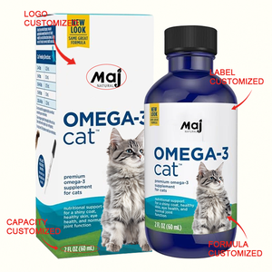 Aceite de Salmón OEM <span class=keywords><strong>para</strong></span> <span class=keywords><strong>Perros</strong></span> y Gatos, Piel y Pelo Saludables, Aceite de Pescado Omega 3 EPA DHA, Suplemento Alimenticio Líquido <span class=keywords><strong>para</strong></span> Mascotas - Product Image 2