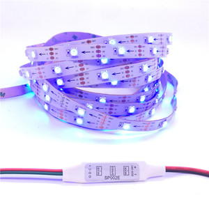 Controlador de píxeles de luz led direccionable WS2812B SK6812 SP002E <span class=keywords><strong>mini</strong></span>, 3 teclas, atenuador USB, color de sueño - Product Image 1