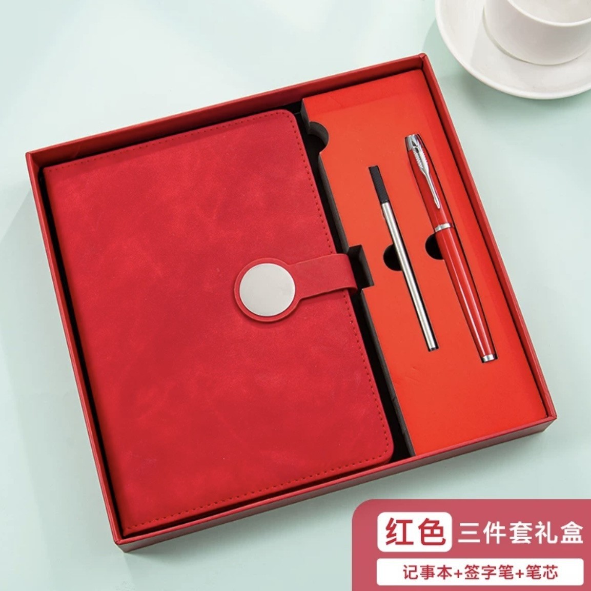 A5-rojo-en caja de regalo