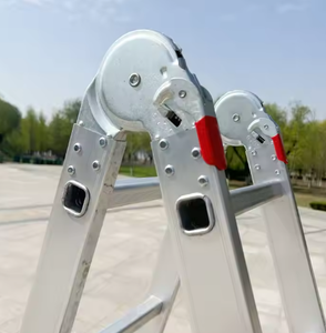 Escalera de Aluminio Industrial, Capacidad de Carga 330lbs/150kg, Pedal Ancho Antideslizante, Ligera, para Uso en el Hogar/Cocina, ANSI EN131 OSHA9 - Product Image 4