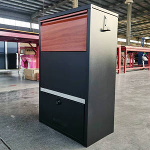 Cassetta Postale per Casa e Ufficio, Contenitore per Consegna <span class=keywords><strong>Pacchi</strong></span> da Esterno in Acciaio Zincato, Cassetta per Lettere e Giornali con Serratura Digitale - Product Image 4