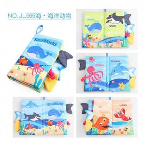 Livre en tissu Montessori pour la vente en gros, livre sensoriel pour tout-petits, livre d'éveil en tissu pour enfants - Product Image 2