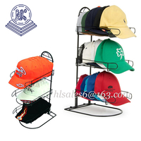Étagère de présentation de chapeaux de baseball en métal pour comptoir de table, magasin de détail