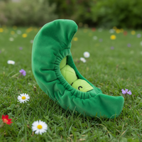 Jouet à mâcher en peluche de coton écologique, durable, résistant à la mastication, avec couineur, pour la santé dentaire, interactif, amusant pour l'entraînement des chats et des chiens