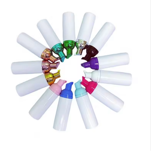 Botellas de espuma cosmética con bomba Dosificadora, botellas de plástico con tapa de colores, botellas cilíndricas de 30ml a 100ml, envases con bomba de acabado mate - Product Image 4