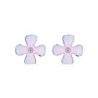 925 Silver Sweet Temperament Kleine zarte Micro-Set Tropf blumen ohrringe