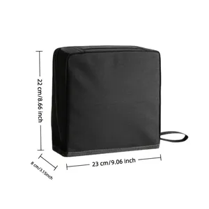 Standing <b>Makeup</b> Bag Multifunctional Large Capacity Black White Purple Accents High Quality Compartment <b>Storage</b> - Product Image 6