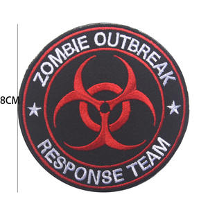 Lencana Bordir Ramah Lingkungan Biokimia untuk Tim Respon Wabah Zombie Tiongkok - Product Image 4