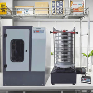 מכונת מסננת באיכות גבוהה רוטטת מבחן ניתוח sieve מכונת שייקר עבור בניין מעבדה - Product Image 2