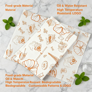 Tùy Chỉnh In Giấy Da Giấy Cà Phê Cửa Hàng Pastry Giấy Gói, Không Thấm Mỡ Dùng Một Lần Giấy Thực Phẩm, Eu/FDA Chứng Nhận Không Độc Hại - Product Image 6