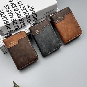 Men's Wallet Short PU Leather Fashion Leisure Large Capacity Short Wallet Men Wallet - Product Image 4