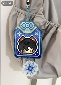 Kit Pittura Diamante con Perline Perler, Arte Diamante con Perline Fusibili, Perline Fai da Te per Portachiavi, per Magneti da Frigo Fatti a Mano - Product Image 4