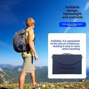 <span class=keywords><strong>Kit</strong></span> <span class=keywords><strong>solaire</strong></span> portable pliable SFZD-100 de 100 W pour le <span class=keywords><strong>camping</strong></span> en plein air, les <span class=keywords><strong>camping</strong></span>-cars et les voyages routiers, <span class=keywords><strong>panneau</strong></span> <span class=keywords><strong>solaire</strong></span> mobile pour charger les téléphones - Product Image 3