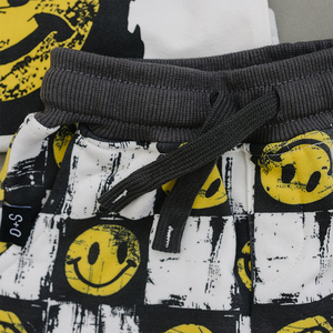 Conjunto de Shorts e Camiseta de Algodão Orgânico para Crianças, Roupas de Verão para Meninos, Conjunto de Shorts Personalizado para Crianças, Moda Infantil - Product Image 2