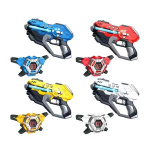 Juego de etiquetas láser infrarrojas, juguetes de pistola, 4 <span class=keywords><strong>pistolas</strong></span> y 4 chalecos, juego con pantallas LED <span class=keywords><strong>para</strong></span> Arena Play, adultos y niños - Product Image 2