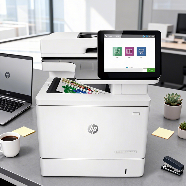 Refurbished Hp M577dn Color Laser Printer A4 Auto Duplex Imprimante Laser Enterprise Business High Quality Professional