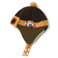 Chapeau d'hiver chaud pour bébé avec lunettes, bonnet aviateur à oreilles couvrantes pour garçon, casquette chaude pour enfants de 6 mois à 3 ans
