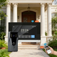 Interphone vidéo Wi-Fi 2 fils avec écran tactile haute définition pour complexes commerciaux