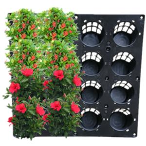 Pots de fleurs en plastique à fixer au mur, pour jardin, avec système d'arrosage intelligent, pots muraux verticaux pour extérieur - Product Image 3