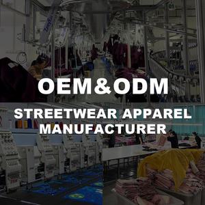 레인보우 스프레이 OEM 스트리트웨어 제조업체 더블 웨이스트 디자인 남성 하이 스트리트 스웨트팬츠 사이드 스트라이프 스크린 프린트 팬츠 - Product Image 5