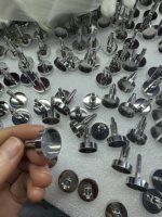 Base d'autocollant DIY en acier inoxydable, taille personnalisée, pour cabochon rond, diamètre 16 mm, profondeur 3 mm, pour attache de manchette à sertir