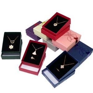 Custom Logo Modern Simple Rigid Cardboard Printed Buckle Closure Square <b>Gift</b> <b>Box</b> for <b>Earring</b> Ring Necklace Bow Knot - Product Image 1