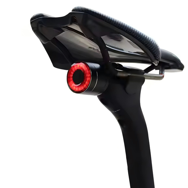 Q3 Aluminum Alloy Intelligent Bike Brake Sensing Taillights Bicycle USB Charging Rear Light