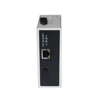 Switch Jaringan T-shield Kelas Industri 2-Port 4Gbps SFP Mini Din Rail IP40 Dukungan VLAN Rentang Suhu Ultra-lebar