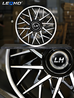 Jantes en alliage LEOHO forgées sur mesure 5X112 5X114.3 5X120 6X139.7 18 20 22 23 24 26 pouces pour Ford Land Rover Chevrolet Cadillac