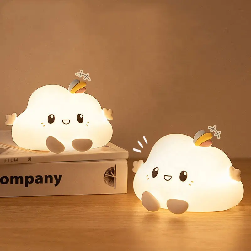 Mini lampe led 3d Rechargeable par USB, avec économie d'énergie, vente en gros, veilleuse, pour pépinière ou Table