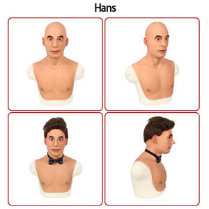 Mặt nạ silicon toàn đầu nam, biểu cảm chân thực, nhiều độ tuổi khác nhau, dùng cho tiệc hóa trang, cosplay, dạ hội hóa trang - Product Image 5