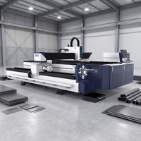 Machine de découpe laser à fibre industrielle CNC à prix d'usine 1500W 2000W 3000W 6000W pour tôles et tubes