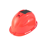 Casque de sécurité d'été à turbine ABS léger à six ventilateurs Bandeau réglable à haute résistance aux chocs Conception de type V Refroidissement ventilé