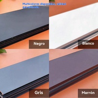 Ventana de Aluminio para Techo, Claraboya de Aluminio para Casas, Ventana Corredera de Vidrio, Arco Doble, Insonorizada, Ventanas para Casa