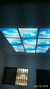 CE Được Phê Duyệt Đầy Màu Sắc 60X60Cm Bầu Trời Xanh Và Đám Mây LED Panel Trần - Product Image 4