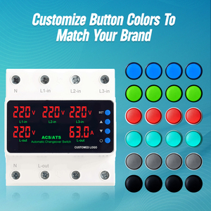 STATS-05 3 Phase <strong>Automatic</strong> Transfer <strong>Switch</strong> with 5 Digital Display and Smart Voltage Protection - Product Image 3