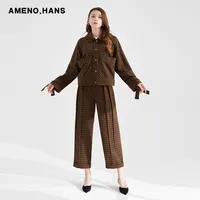 High Quality Spring Set Women Outfit Jacket And Trouser Suits Sets Girl Set Clothes For Woman